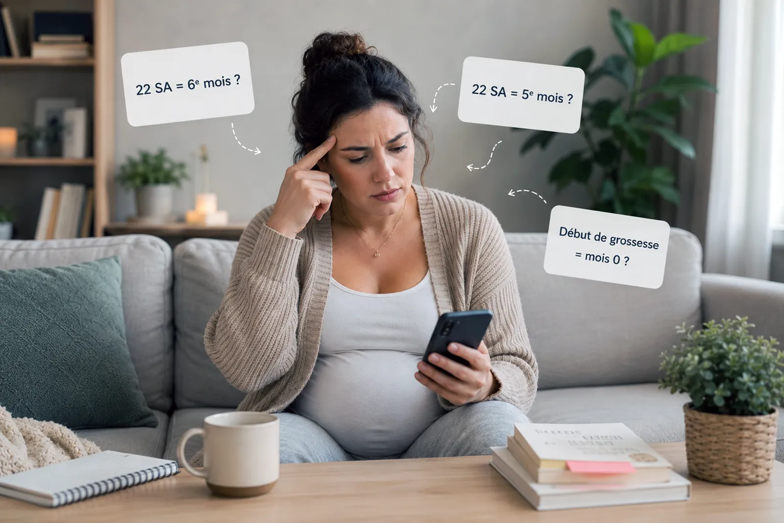 Mois de grossesse : pourquoi les tableaux ne disent pas la même chose